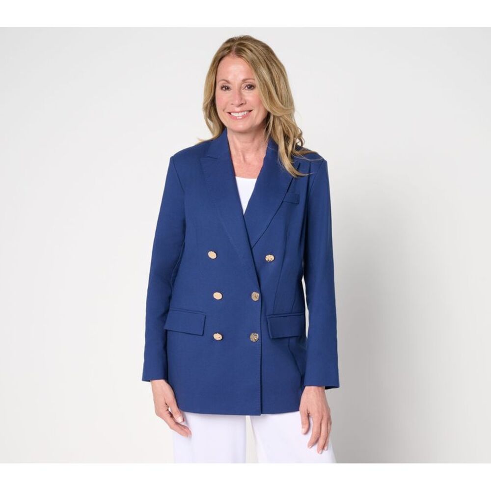 SUNNYLiFE Women's Top Petite PS Double Breasted Blazer Majesty